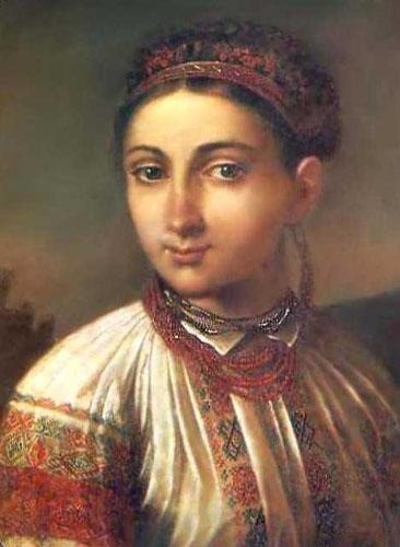 Vasily Tropinin Girl from Podillya, France oil painting art